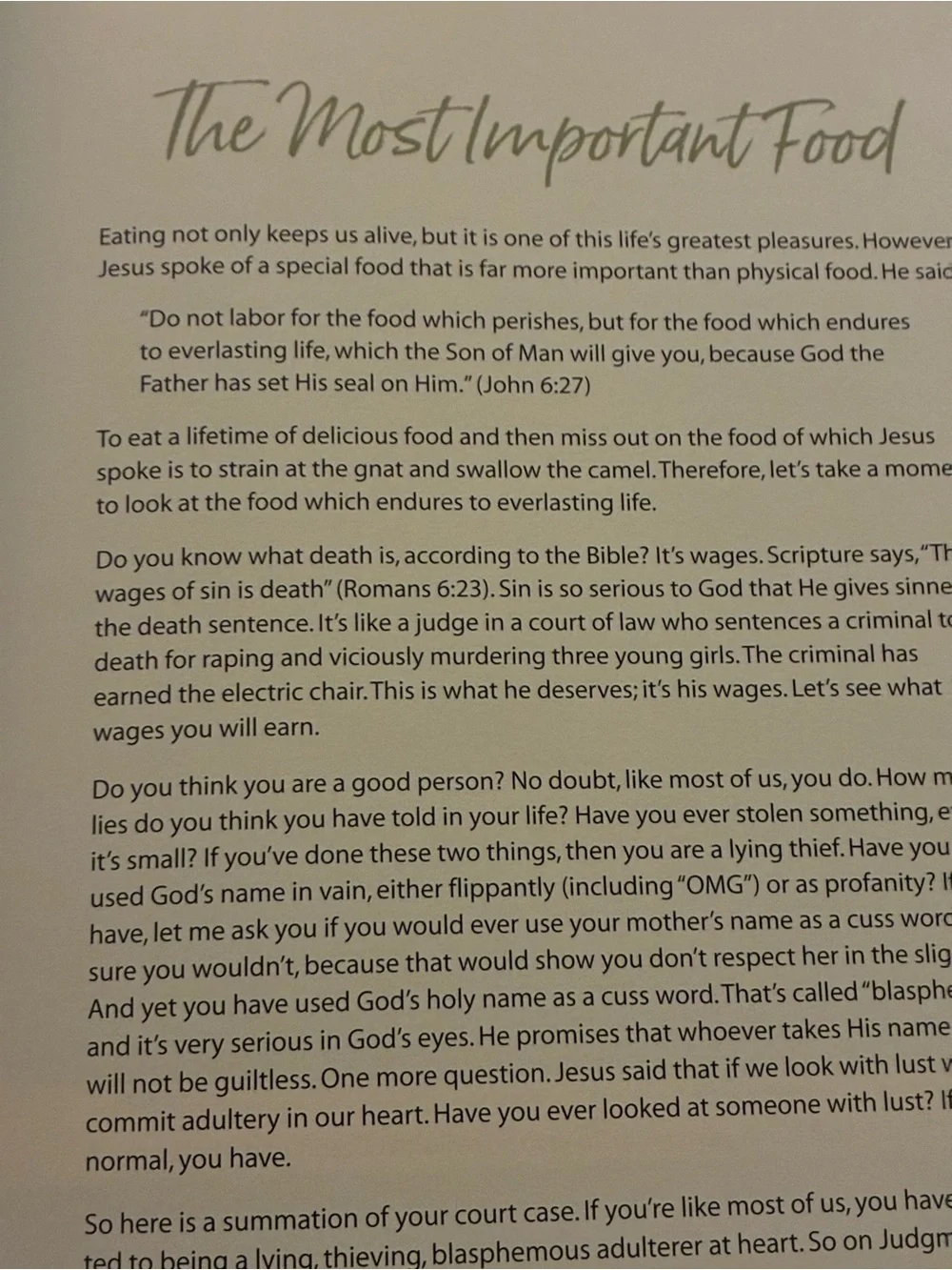 Divine Dining: Foods From the Bible